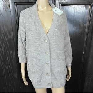 Barefoot Dreams Women's gray Cardigan